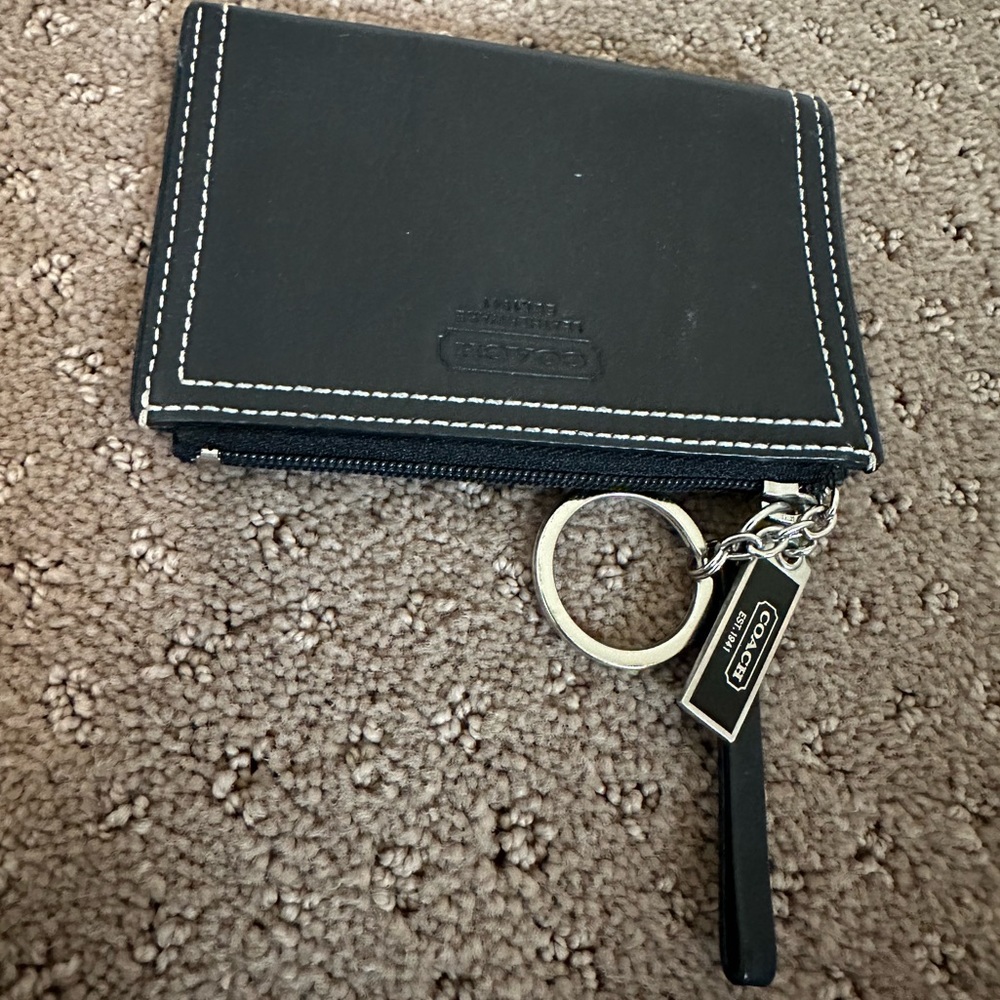 Authentic Coach Keychain Wallet